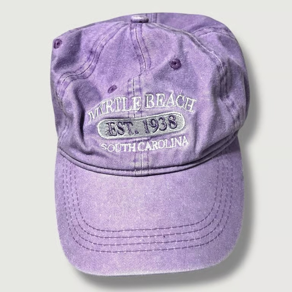Myrtle Beach South Carolina Purple Lilac Hat Baseball Cap B